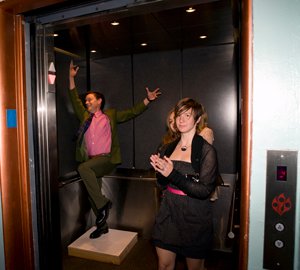 Mike-elevator dancing