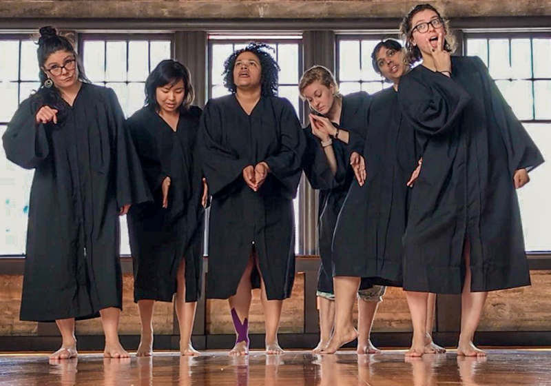 Cat Call Choir pointing to vaginas The Following (1 of 1)