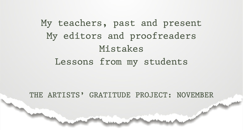 November gratitude