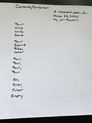 Contents:Container Poem Photo