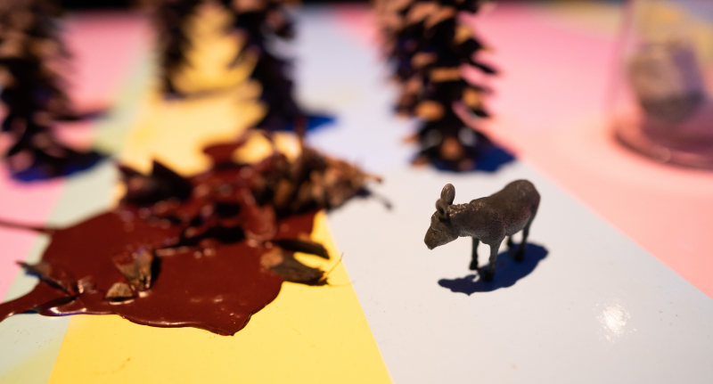 Death of Pentheus. Object animation by Mike Chin. Photo by Robbie Sweeny Death of Pentheus. Object animation by Mike Chin. Photo by Robbie Sweeny